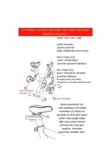 Spinning Bike Pedallı Manyetik Fitness Katlanabilir Kondisyon Bisikleti 120Kg Max