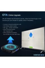 H618 Android TV Box Medya Oynatıcı Allwinner 4GB RAM 64GB ROM