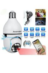 360 Ptz Ip Kamera Gece Görüş Kablosuz Bebek Evcil Hayvan Güvenlik Akıllı Ampul Wifi Kamera E27 Duy