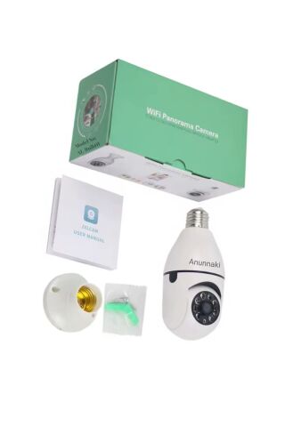 360 Ptz Ip Kamera Gece Görüş Kablosuz Bebek Evcil Hayvan Güvenlik Akıllı Ampul Wifi Kamera E27 Duy