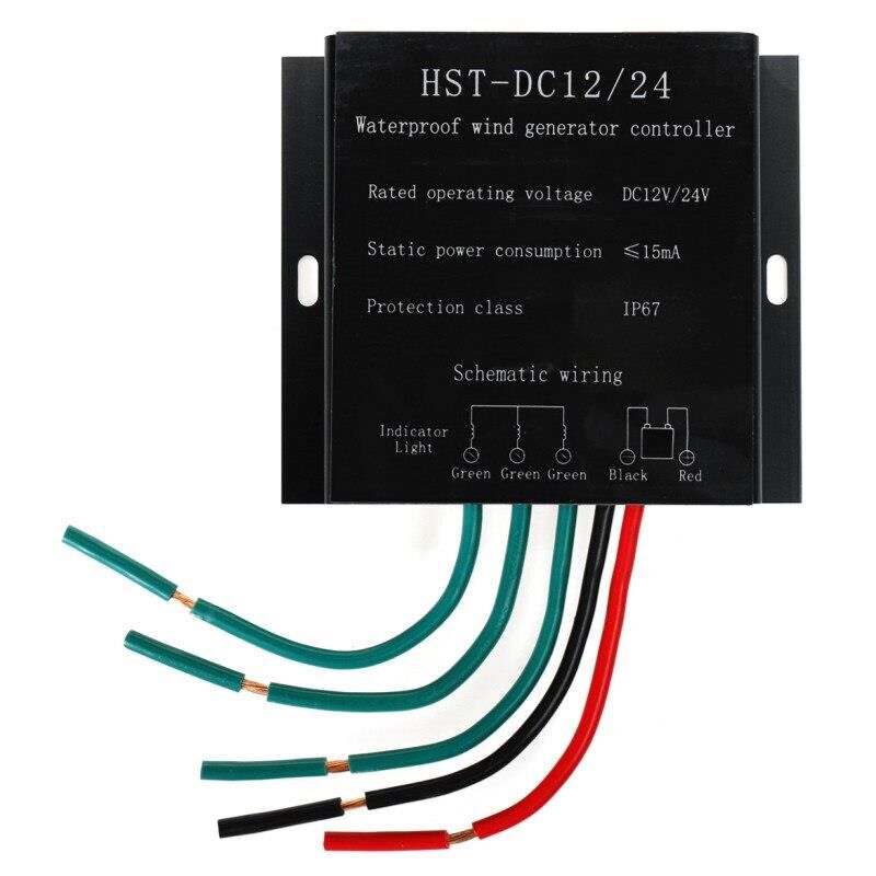 12V/24V 6000W Rüzgar Türbini Regülatörü Jeneratör Kontrol Cihazı