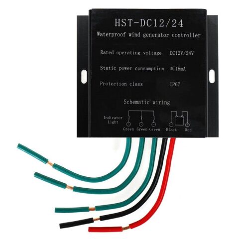 12V/24V 6000W Rüzgar Türbini Regülatörü Jeneratör Kontrol Cihazı