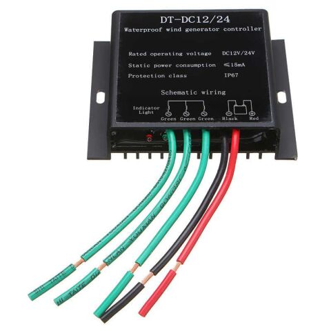 12V/24V 6000W Rüzgar Türbini Regülatörü Jeneratör Kontrol Cihazı