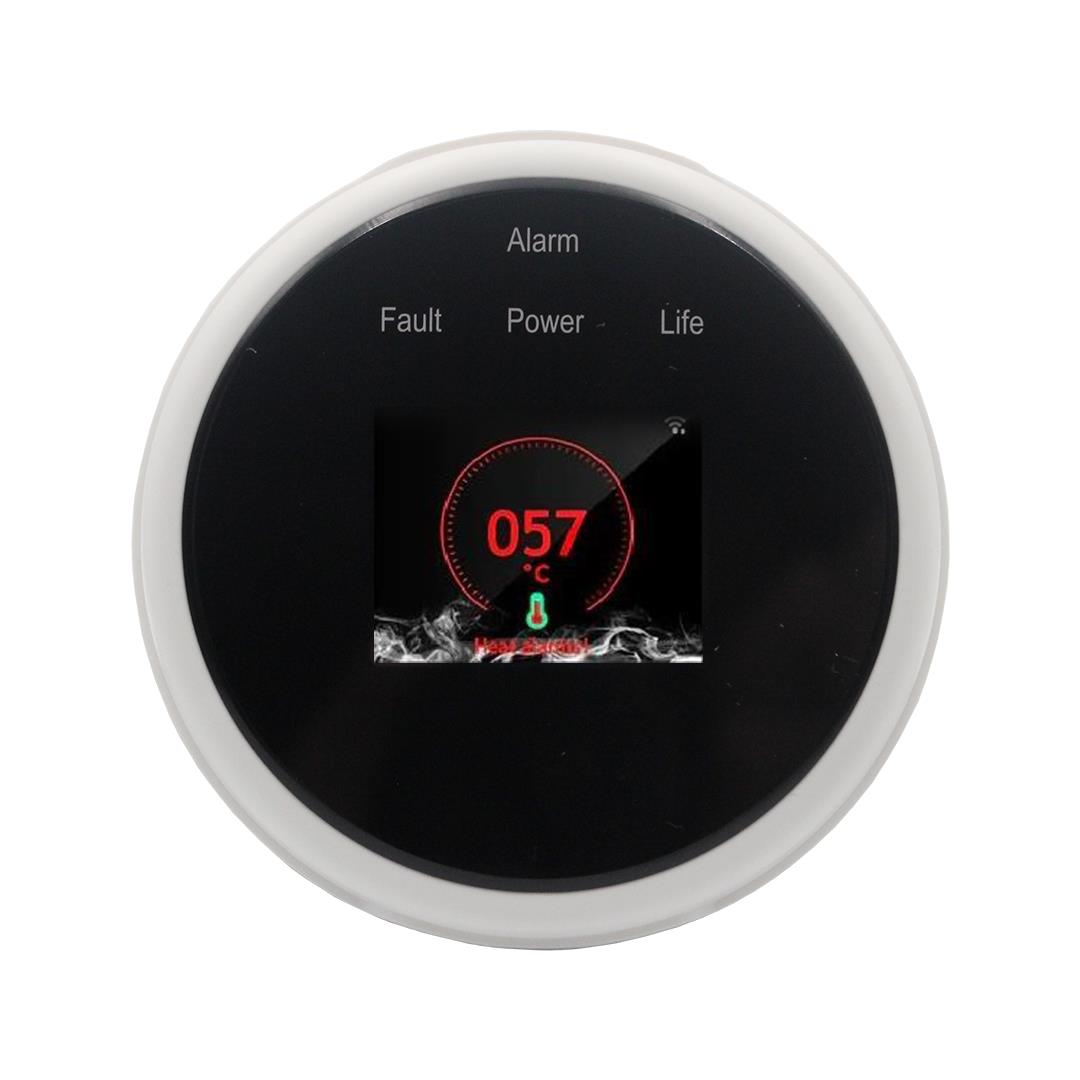 Tuya WiFi GAZ LPG Kaçak Sensörü Alarmı Yangın Güvenlik Dedektörü APP Kontrol