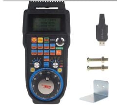 Kablosuz USB CNC Mach3 MPG El Çarkı 4 Eksen Kontrol Kumandası WHB04B