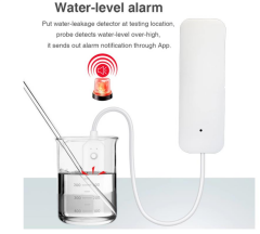 AE1209 Tuya Wifi  Su Kaçak Dedektörü Sensörü Smart APP Alarmlı Sel Uyarısı
