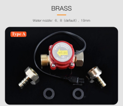 Su Akış Sensörü Anahtarı ile 6/8/10mm Nozul G1/2 Basınç Kontrol Su Akış Sensörü Ölçer