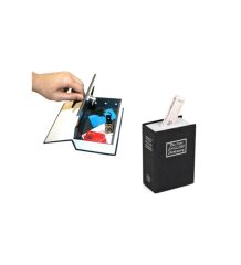 Kitap Sözlük Şeklinde Gizli Kilitli Kasa Para Kumbarası Bordo