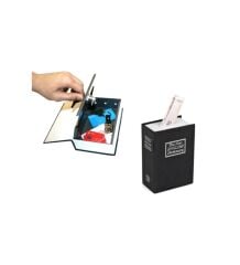 Kitap Sözlük Şeklinde Gizli Kilitli Kasa Para Kumbarası Bordo