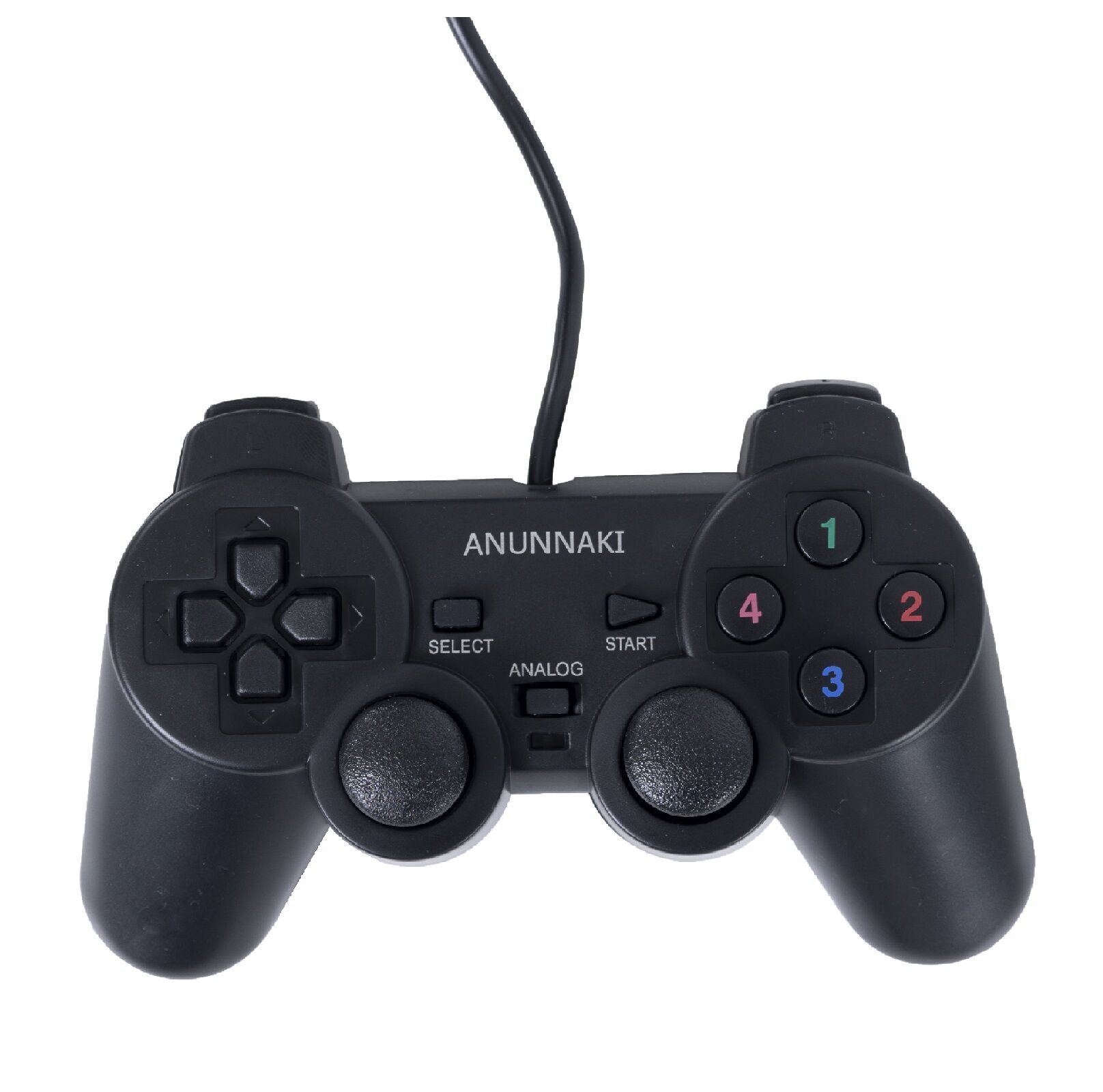 Anunnaki Titreşimli DualShock Usb Kablolu Joystick Gamepad Oyun Kolu Konsolu Pc Bilgisayar Laptop Uyumlu