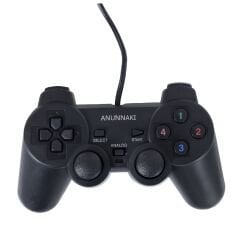 Anunnaki Titreşimli DualShock Usb Kablolu Joystick Gamepad Oyun Kolu Konsolu Pc Bilgisayar Laptop Uyumlu