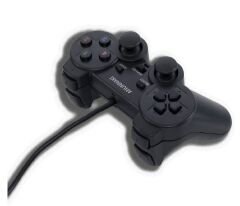 Anunnaki Titreşimli DualShock Usb Kablolu Joystick Gamepad Oyun Kolu Konsolu Pc Bilgisayar Laptop Uyumlu