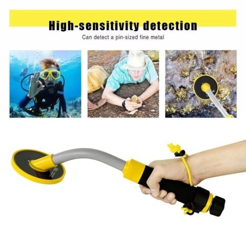 Scuba Pi-iking 750 Su Geçirmez Altın Dedektörü Vibratörlü Maden Bulucu IPX8 30 metre