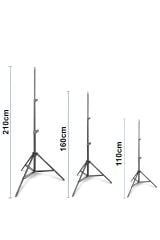 Anunnaki 10 İnç Ring Light Youtuber Tiktok Çekim Işıklı Telefon Tutucu Selfie Makyaj Işığı 2.1 M Tripod