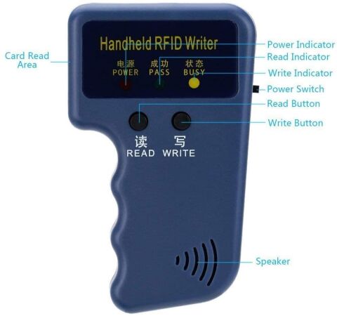 Anunnaki 125KHz RFID Kart Okuyucu ve Klonlayıcı Yazıcı
