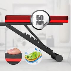 Anunnaki Situp Output Fitness Koltuğu Katlanabilir Spor Ağırlık Sehpası
