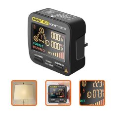 ANENG AC11 Dijital Akıllı Soket Test Cihazı Multimetre Gerilim Test Soketi Dedektörü