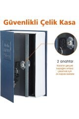 Kitap Sözlük Şeklinde Gizli Kilitli Kasa Para Kumbarası Siyah