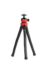 Esnek Ahtapot Tripod Tutucu - Telefon Dslr Kamera Gopro Uyumlu - Kaymaz Ayaklar - Dikey Yatay Çekim