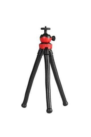 Esnek Ahtapot Tripod Tutucu - Telefon Dslr Kamera Gopro Uyumlu - Kaymaz Ayaklar - Dikey Yatay Çekim