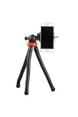 Esnek Ahtapot Tripod Tutucu - Telefon Dslr Kamera Gopro Uyumlu - Kaymaz Ayaklar - Dikey Yatay Çekim