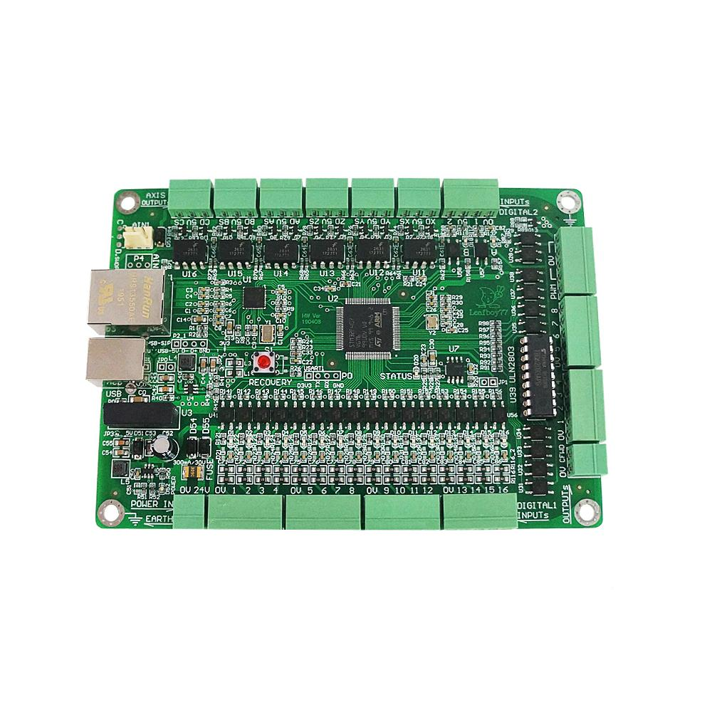 EDG381 CNC Mach3 USB+ETHERNET 6 Eksenli Hareket Kontrol Kartı Çift Arayüzlü