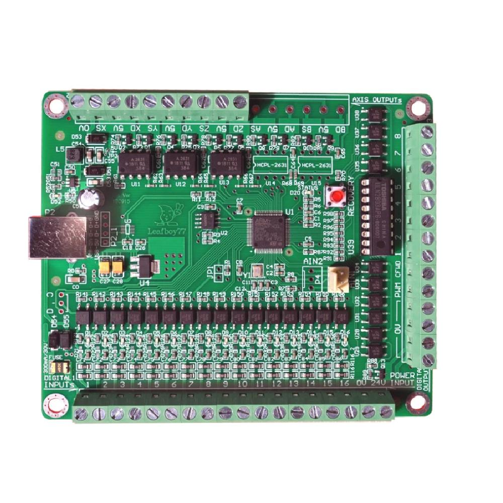 LF77-AKZ250-USB3-NPN 3 Eksen CNC Mach3 Hareket Kontrol Kartı