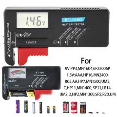 BT168D Dijital Pil Kapasite Test Cihazı AA AAA C D Pil Kapasite Ölçer