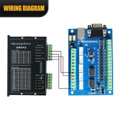 AN55890 Mach3 USB Motion CNC Kontrol Kartı STB5100 Interface Board 5 Axis DC 12-24V CNC Step Motor Sürücü Kartı