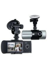 R300 Gpsli Çift Kameralı Araç Içi Dvr Kamera Set (32 Gb Kart Destekli)