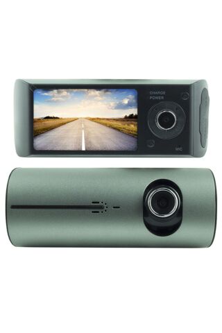 R300 Gpsli Çift Kameralı Araç Içi Dvr Kamera Set (32 Gb Kart Destekli)