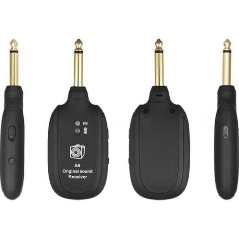 Anunnaki Kablosuz Profesyonel Şarj Edilebilir Gitar & Anfi Ses Aktarıcı Alıcı Verici