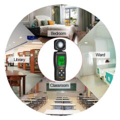 AS803 LCD Lüksmetre Dijital Işık Ölçer Lux Metre Uv Metre Radiometer Photometre