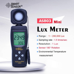 AS803 LCD Lüksmetre Dijital Işık Ölçer Lux Metre Uv Metre Radiometer Photometre