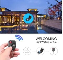 RF Uzaktan Kumandalı Röle Kartı 433Mhz Garaj Kepenk Oto 12V 10A Alıcı Verici