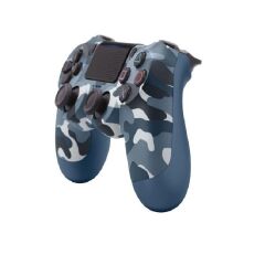 PC ve Ps4 Uyumlu Oyun Kolu Doubleshock Titreşimli 4 Gamepad Mavi Kamuflaj
