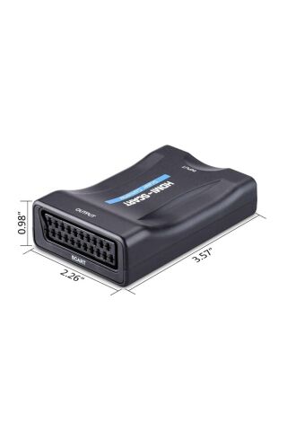Anunnaki Hdmı To Scart Av Video Tv Çevirici Dönüştürücü Adaptör