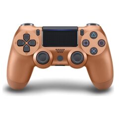 PC ve Ps4 Uyumlu Oyun Kolu Doubleshock Titreşimli 4 Gamepad Bronz