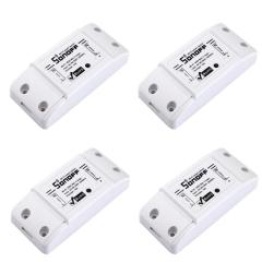 Sonoff Basic R2 Kablosuz 220v Akıllı Ev Röle Işık Zamanlayıcı 4'lü Paket