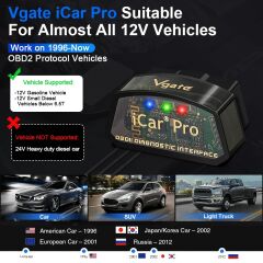 iCar Pro Vgate OBD2 Bluetooth Tarayıcı iOS/Android OBD Adaptörü Araç Kod Okuyucu Tarama Araçları