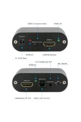 Hdmi To Hdmi Optik Stereo 2.0 4k Arc 2.1 Ch 5.1 Ch Ayırıcı Çevirici Dönüştürücü Adaptör