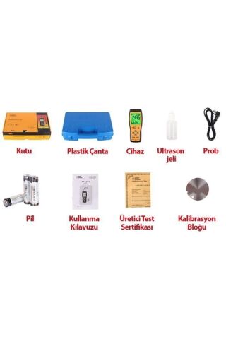 As 860 Ultrasonik Kalınlık Ölçer