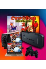 20000 Oyunlu Vintage Gaming Atari 64gb Kablosuz Pilli Çift Kol Konsol Atari Retro Gamestick