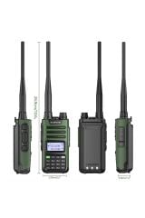 Baofeng Telsiz Uv13 Pro Yüksek Güçlü Uzun Menzil Dış Mekan Kamuflaj Yeşil El Telsizi
