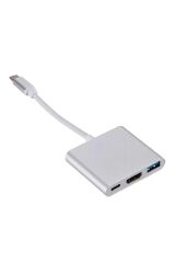 Anunnaki 4K Type-c Hdmı Görüntü Aktarım Kablosu Şarj Girişli Usb Hub 3.0