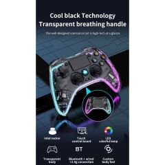 IOS ipad iphone Gamepad Oyun Kablosuz Gamepad Telefon/android/ıos/pc/ps4/tv Box Uyumlu Oyun Kolu RGB