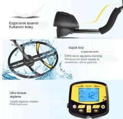 Anunnaki TX-950 Yeraltı Altın Metal Dedektörü Pro Su Geçirmez Hazine Bulucu Çantalı