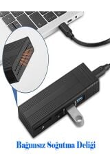 2 in 1 Type-C M.2 NGFF NVME USB 3.0 10G SSD Kutusu ve Çoklayıcı Çevirici Hub