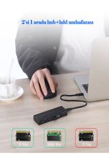 2 in 1 Type-C M.2 NGFF NVME USB 3.0 10G SSD Kutusu ve Çoklayıcı Çevirici Hub