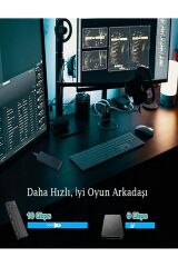 2 in 1 Type-C M.2 NGFF NVME USB 3.0 10G SSD Kutusu ve Çoklayıcı Çevirici Hub